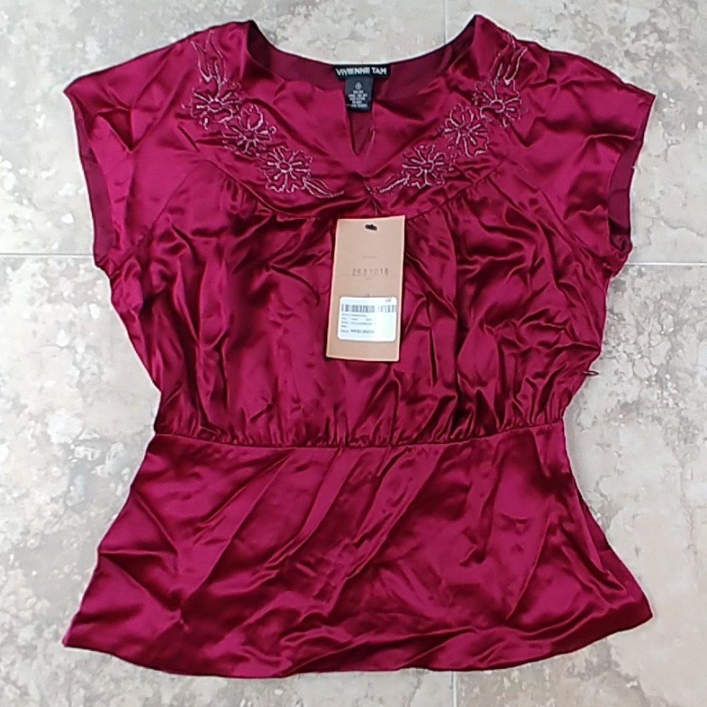 Vivienne Tam silk top size 0
